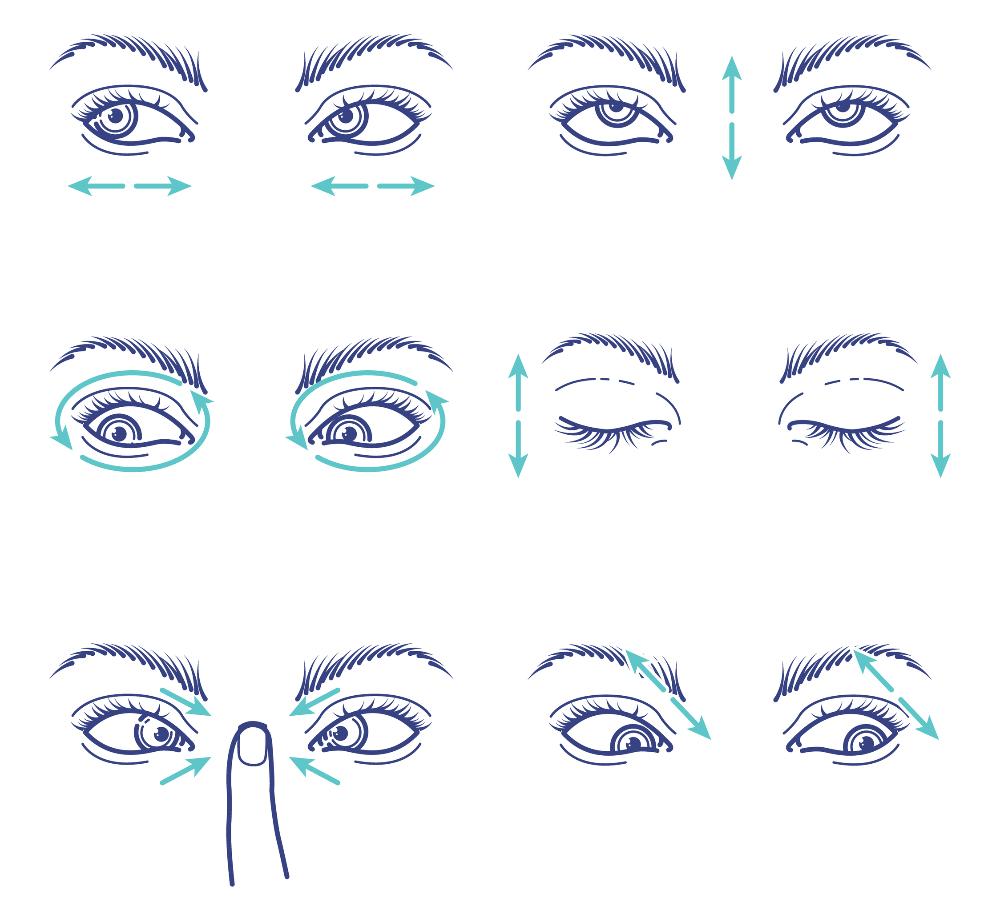 Ojos descansados y saludables